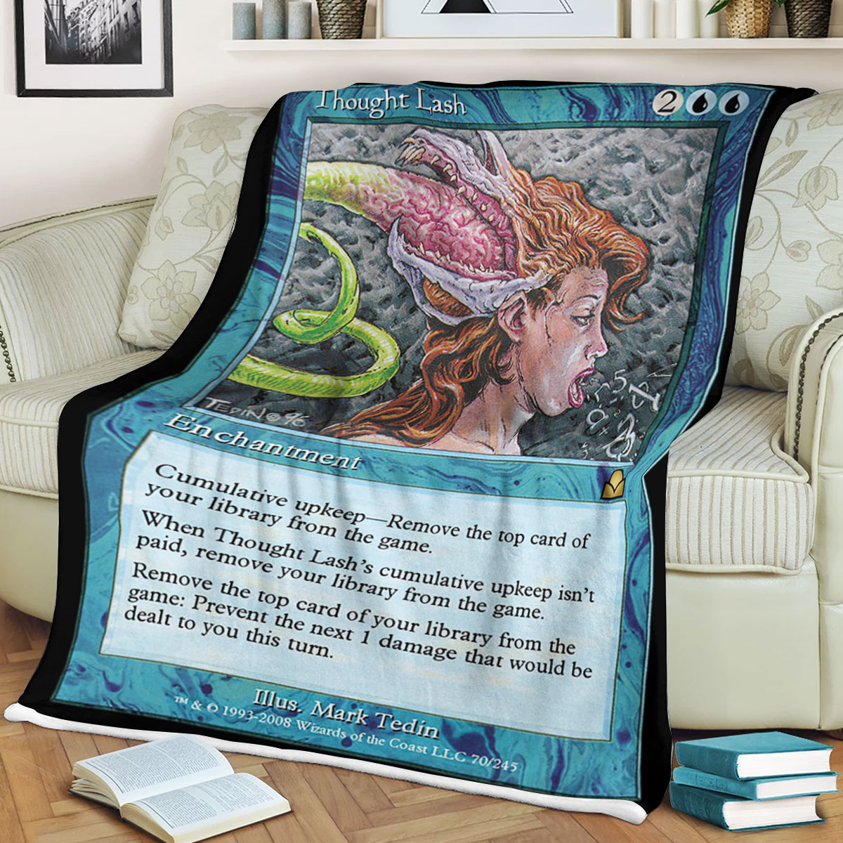 Magic The Gathering Thought Lash Sherpa Blanket
