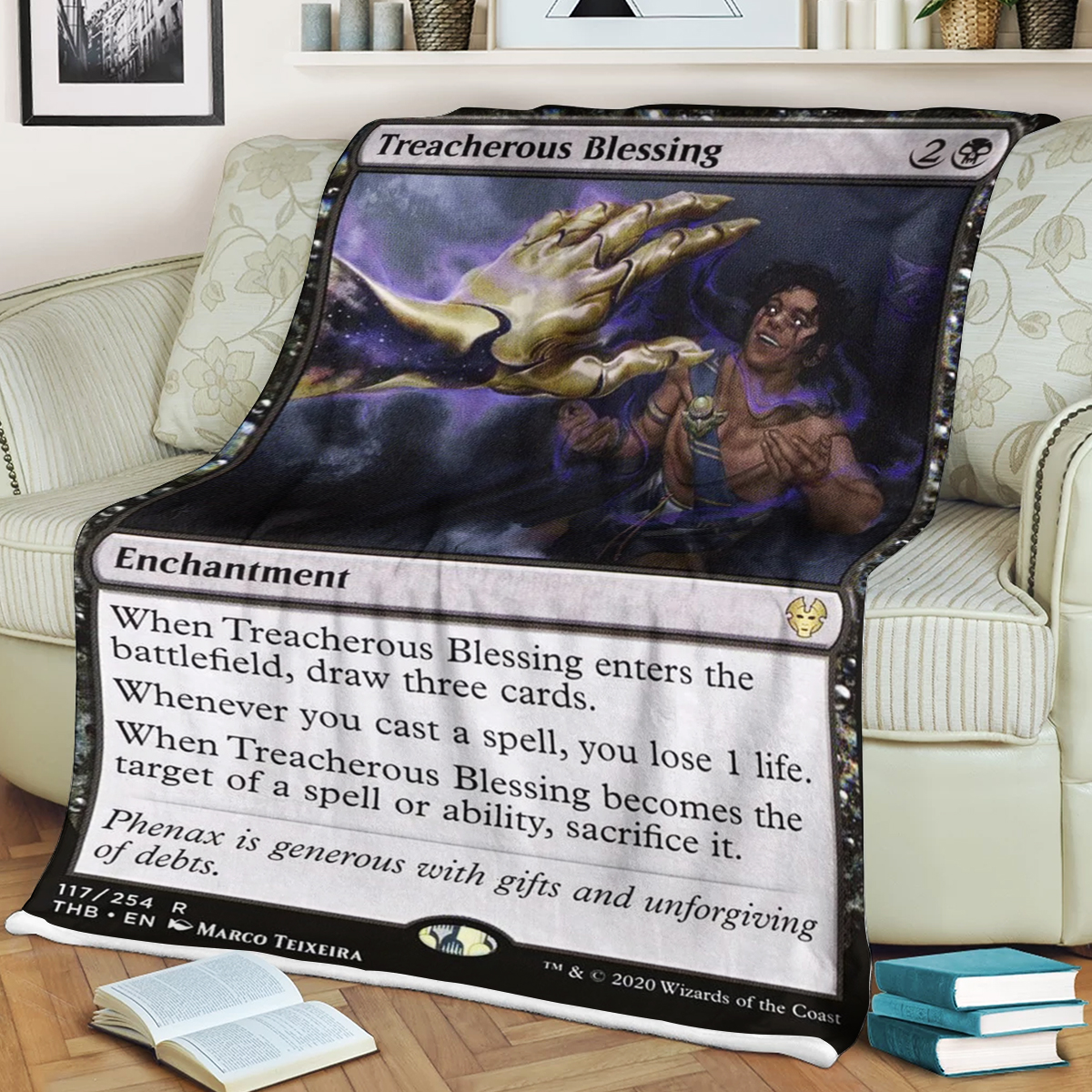 Magic The Gathering Treacherous Blessing Blanket