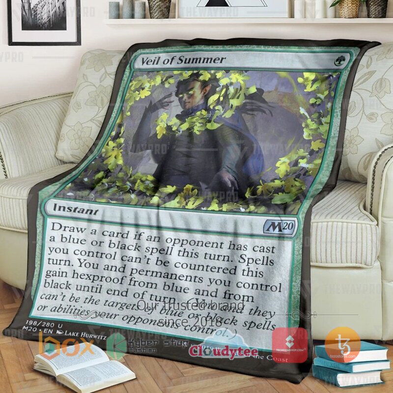 Magic The Gathering Veil of Summer Blanket