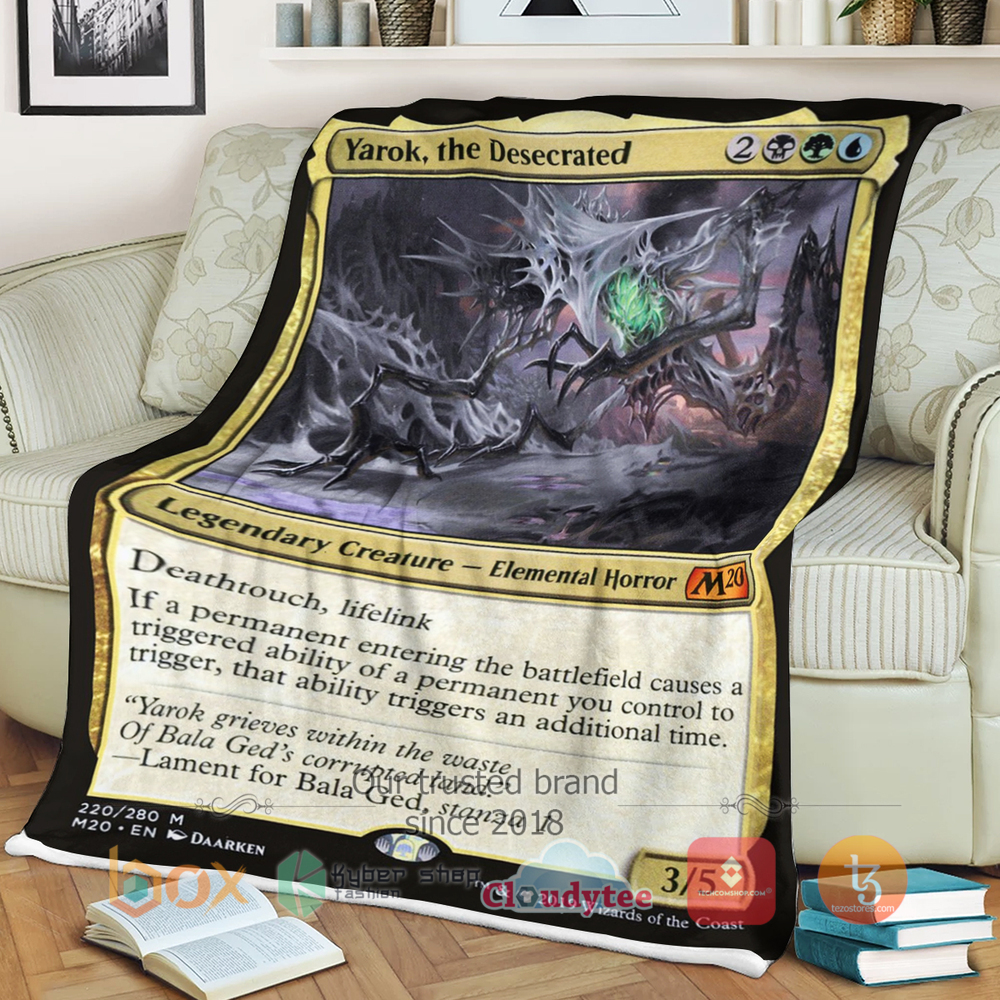 Magic The Gathering Yarok the Desecrated Blanket