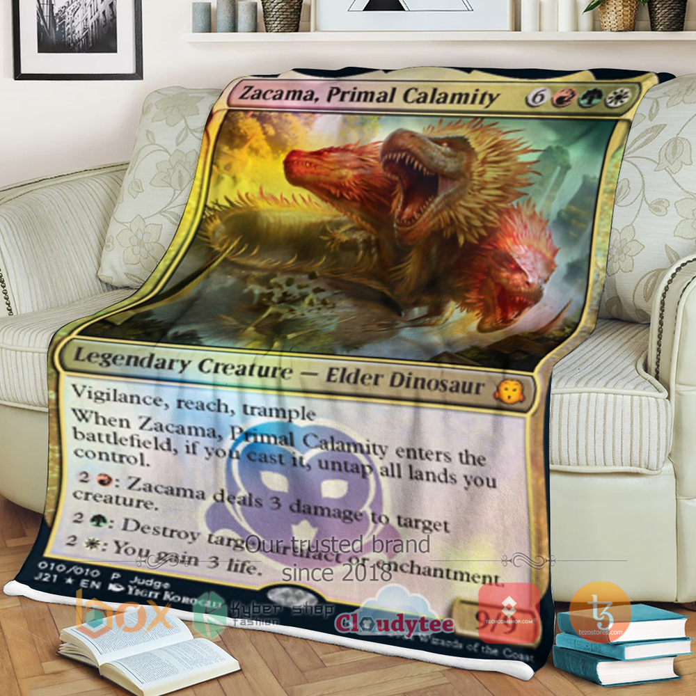 Magic The Gathering Zacama Primal Calamity Blanket