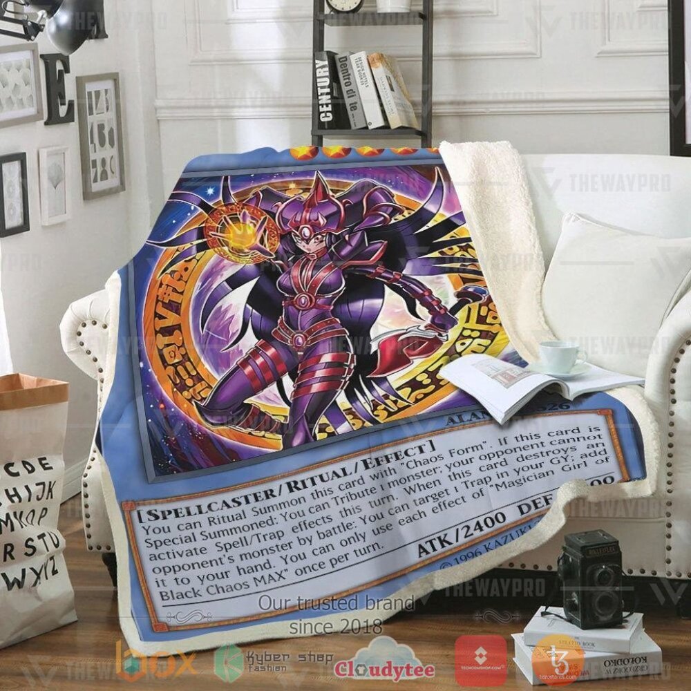 Magician Girl Of Black Chaos MAX Custom Soft Blanket