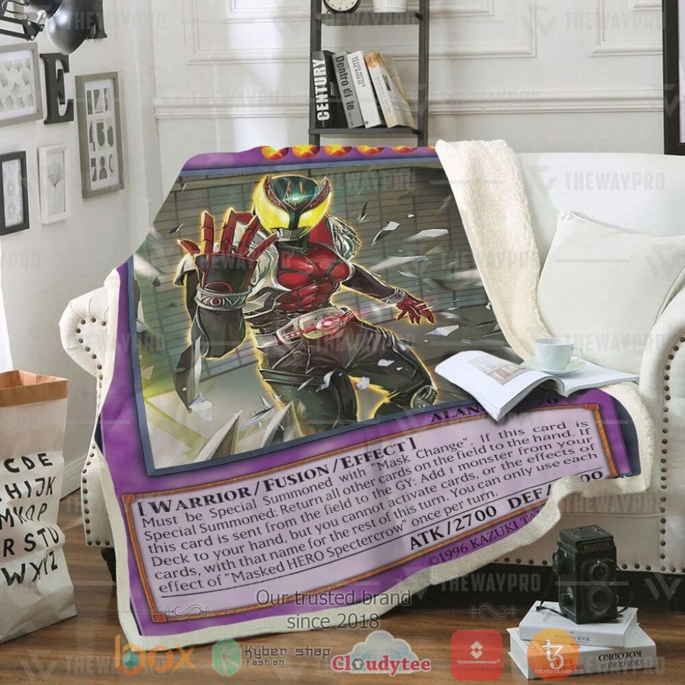 Masked HERO Spectercrow Custom Soft Blanket