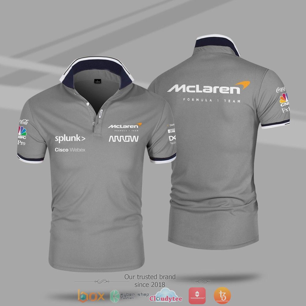 Racing F1 McLaren Formula team Polo shirt 8 McLaren Formula team Polo shirt 1 2 3 4 5 6 7