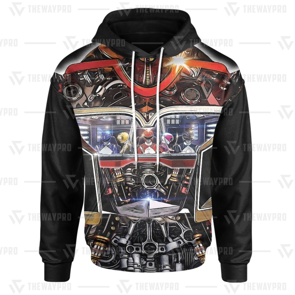Megazord Circuitry 3D All Over Printed Hoodie