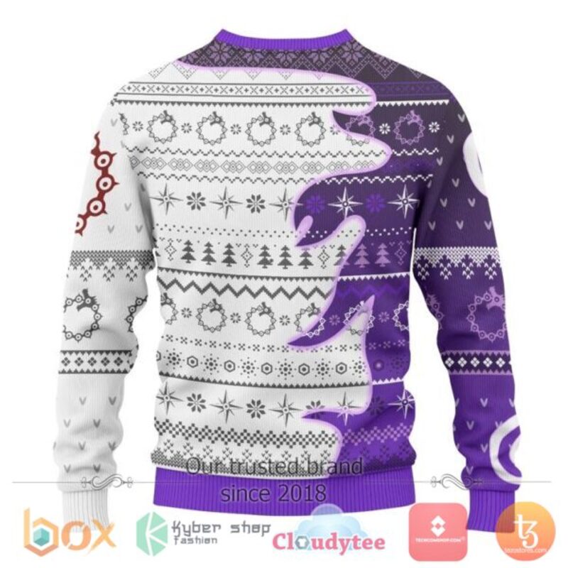 BEST Meliodas Demon Mark Xmas Sweater 2 Meliodas Demon Mark Sweater Xmas 1