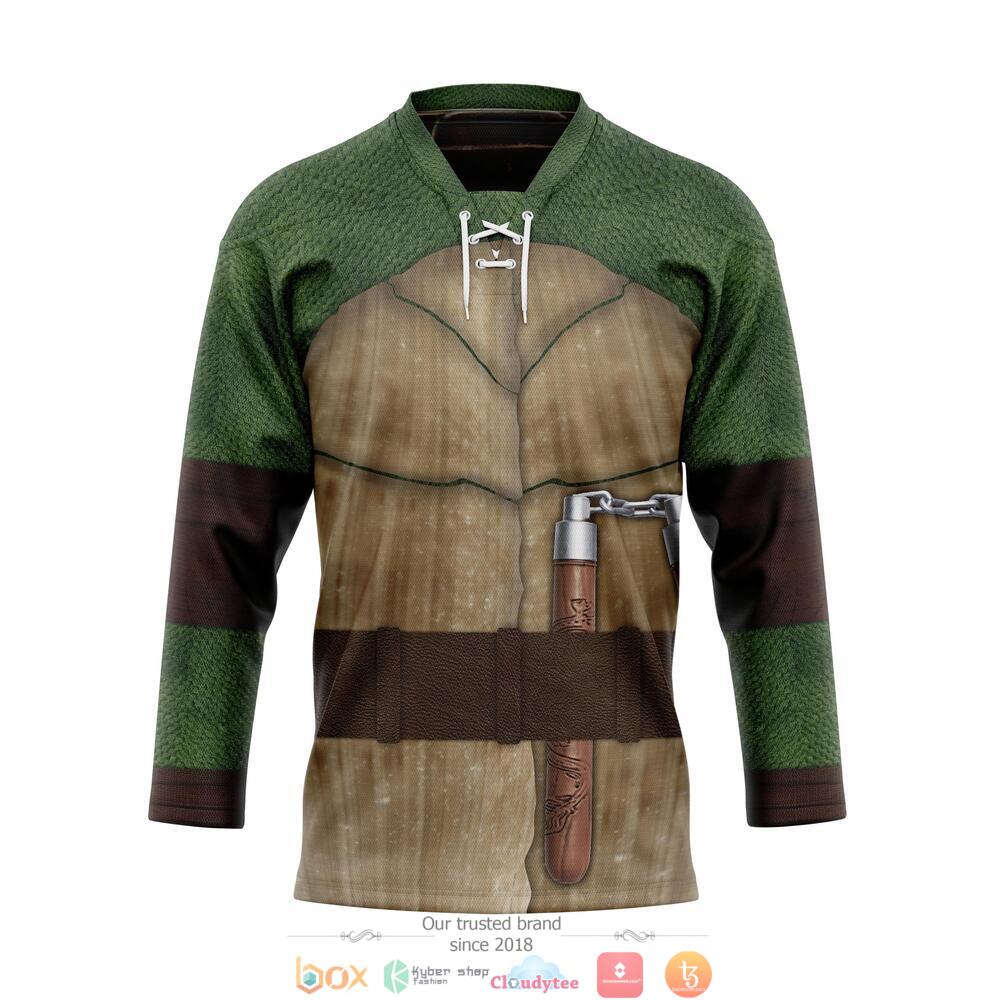 Teenage Mutant Ninja Turtles Michelangelo Mike hockey jersey 9 Michelangelo Mike Teenage Mutant Ninja Turtles hockey jersey