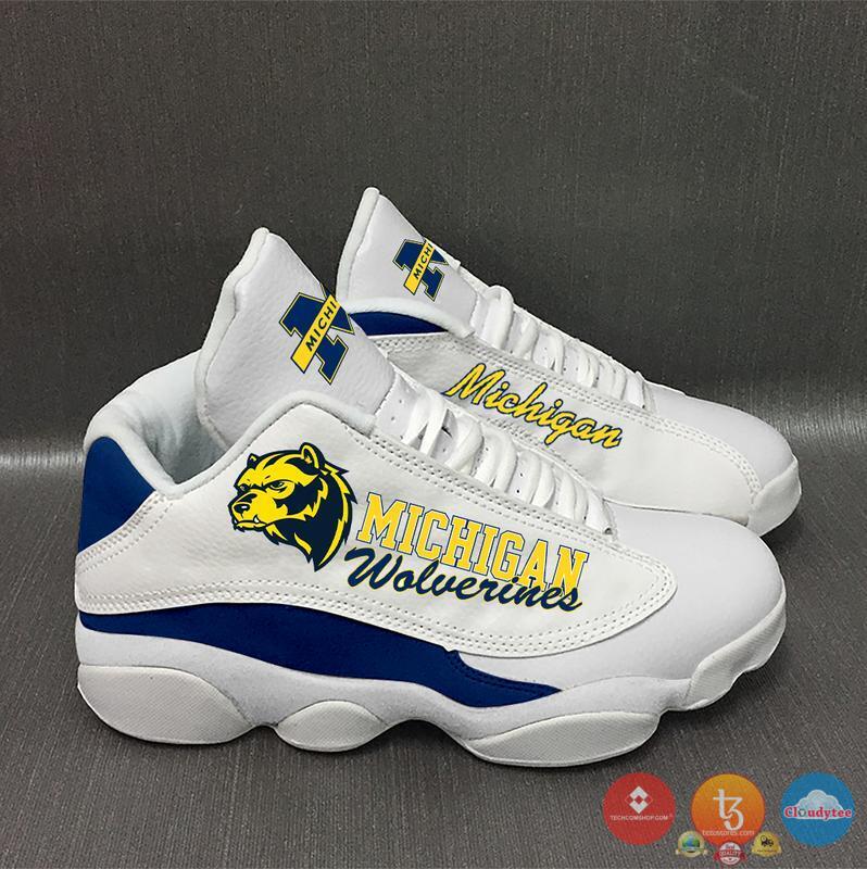 Michigan Wolverines Air Jordan 13 sneaker 2 Michigan Wolverines Air Jordan 13 shoes 1