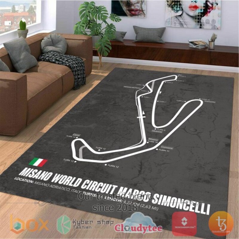 BEST Misano World Circuit Marco Simoncelli Rugs 3 Misano World Circuit Marco Simoncelli Rug 1 2