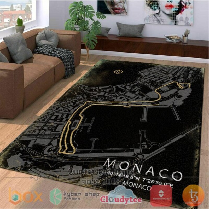 Monaco Map Rug