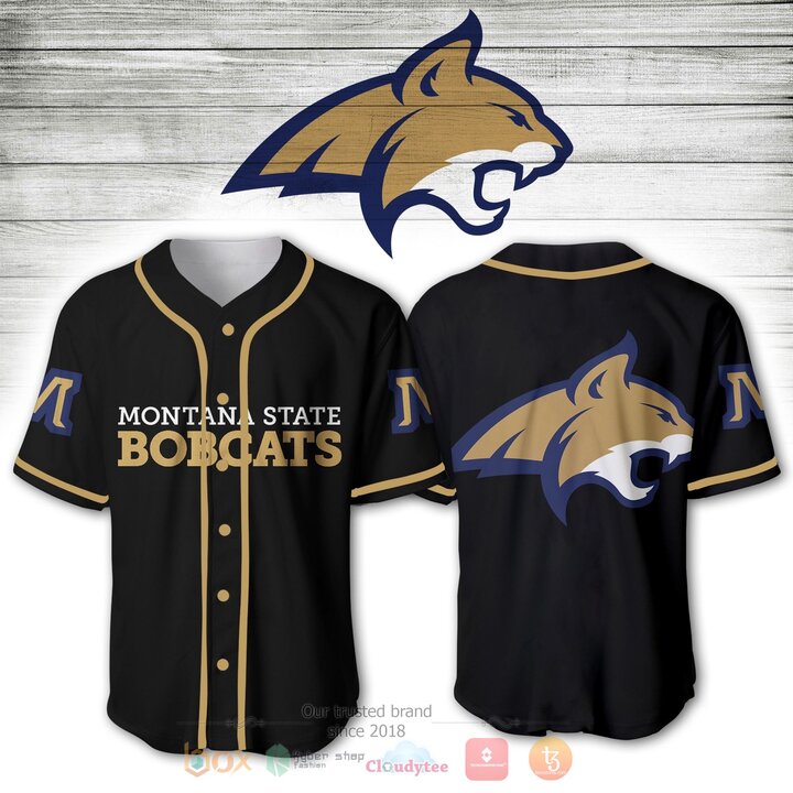 Montana State Bobcats football Baseball Jersey Shirt
