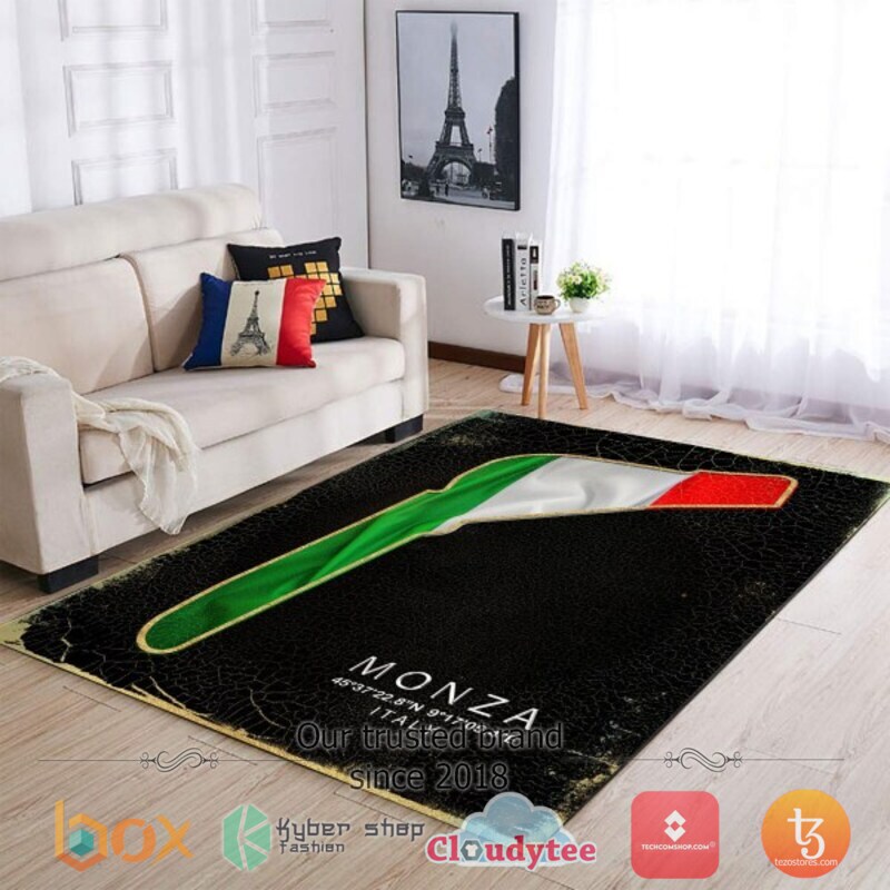 Monza Italia 3D Full Printed Rug 5 Monza Italia 3D Full Printed Rug 1 2 3 4