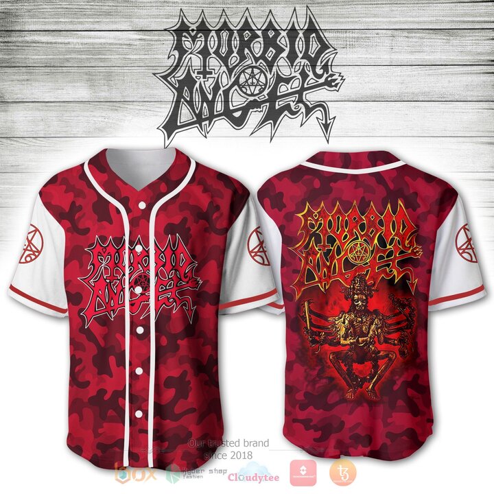 Morbid Angel Death Metal Baseball Jersey Shirt