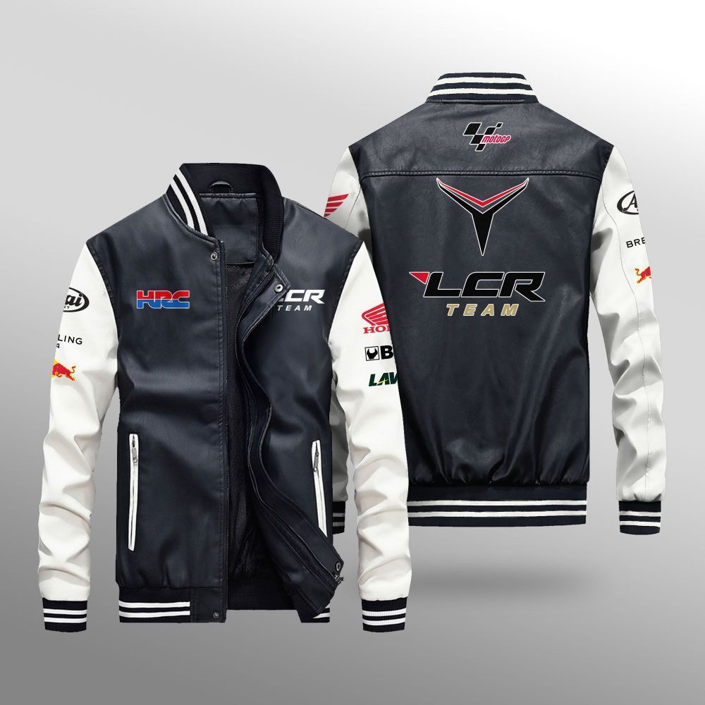 MotoGP Lcr Honda Team Leather Bomber Jacket