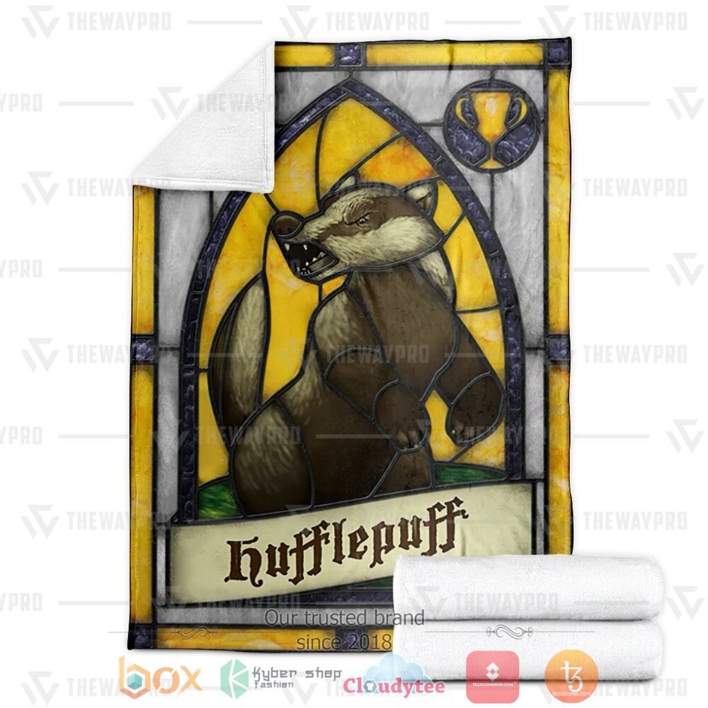 HOT Movie HP H-House Stained Glass Soft Blanket 3 Movie HP H House Stained Glass Custom Soft Blanket 1 2