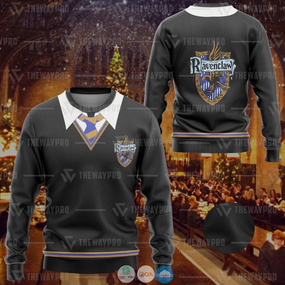 Movie Harry Potter Ravenclaw House Christmas Sweater