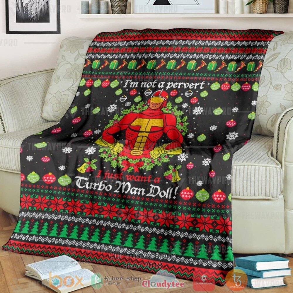 HOT Movie JATW Turbo Man Soft Blanket 6 Movie JATW Turbo Man Custom Soft Blanket