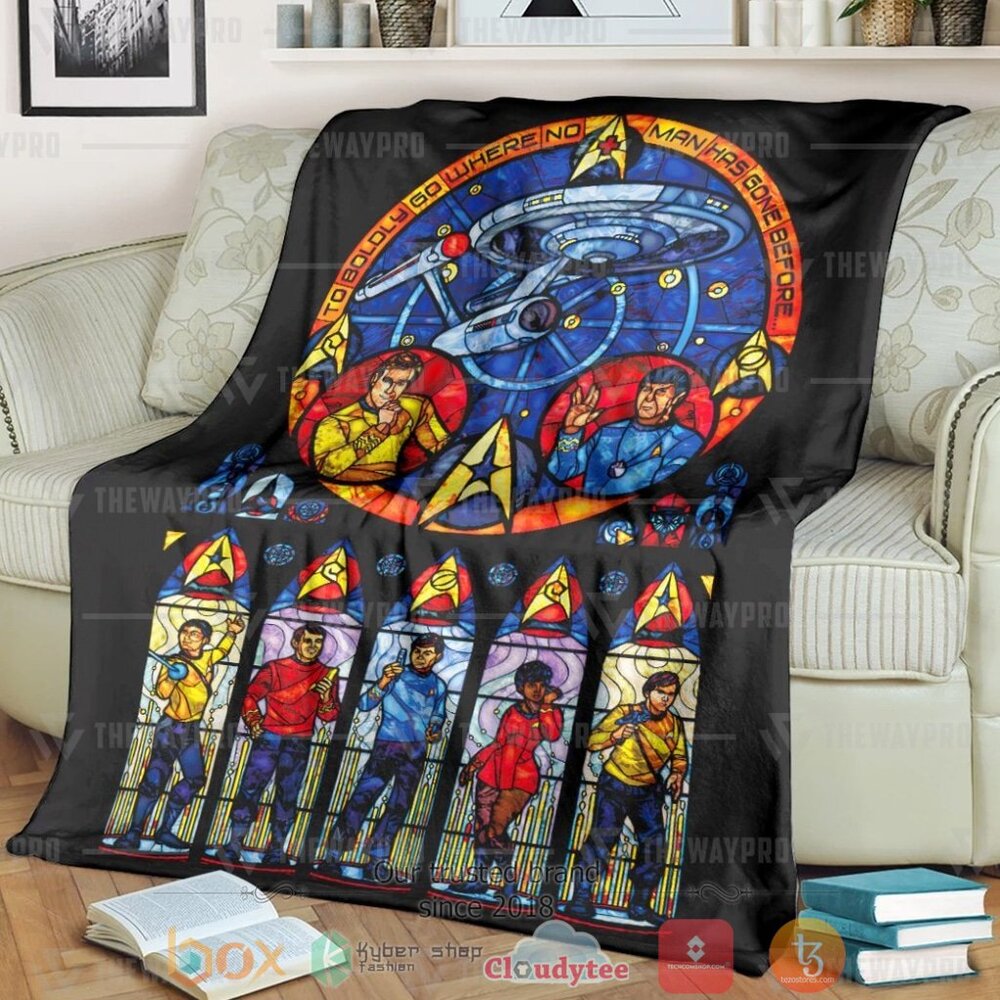 BEST Movie ST Stained Glass Soft Blanket 1 Movie ST Stained Glass Custom Soft Blanket