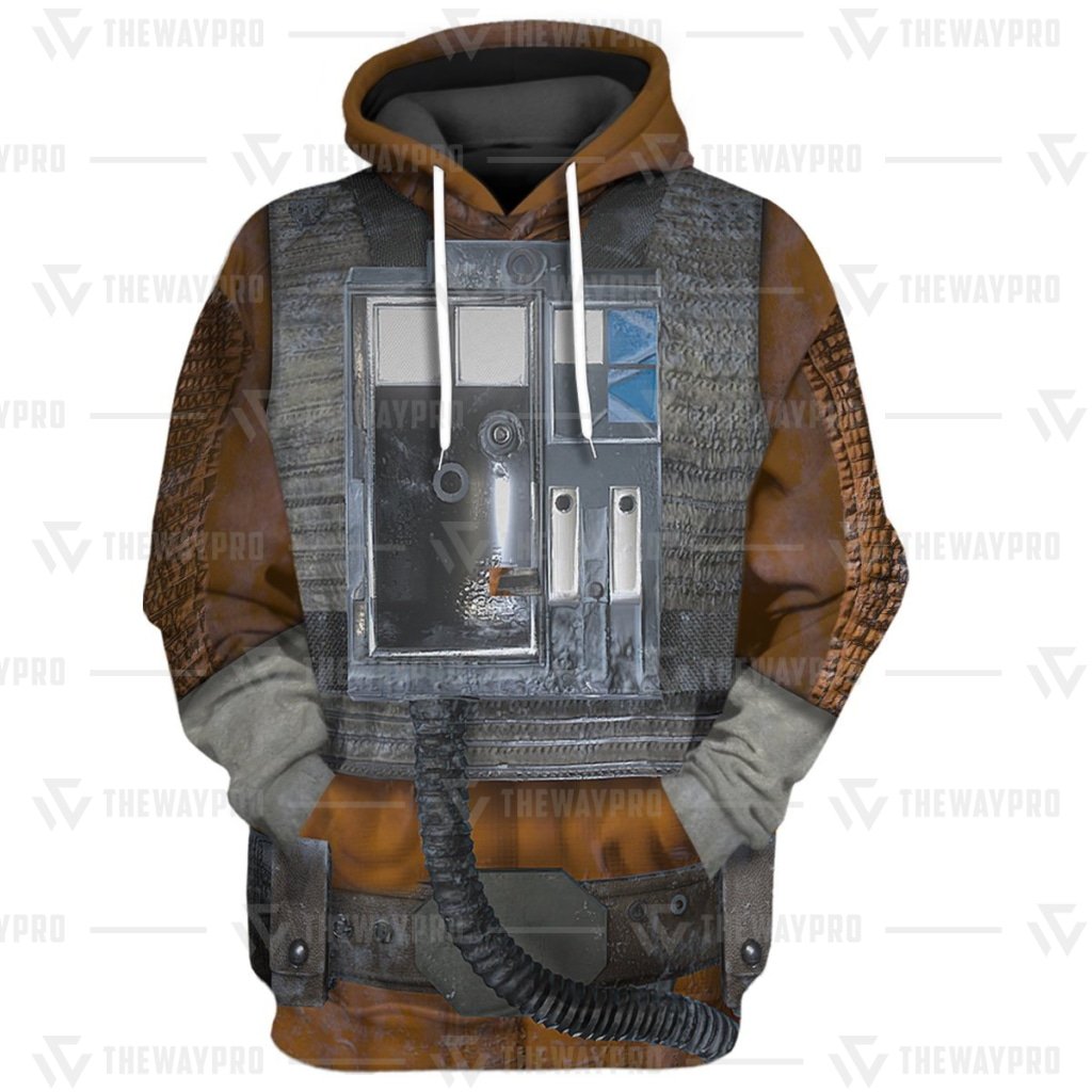 Movie Star Wars Luke Skywalker 3D All Over Printed Hoodie