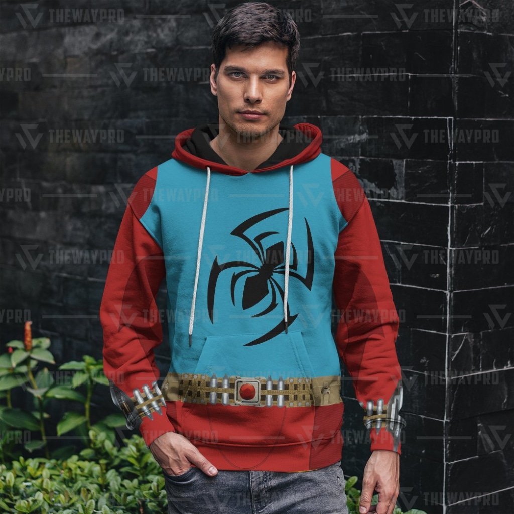 Movie Superhero Scarlet Spider 3D All Over Printed Hoodie