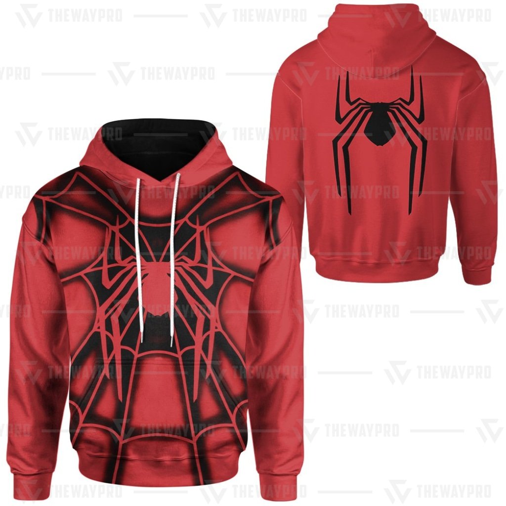 NEW Movie Superhero The Human Spider 3D Printed Hoodie 4 Movie Superhero The Human Spider 3D All Over Printed Hoodie 1 2 3