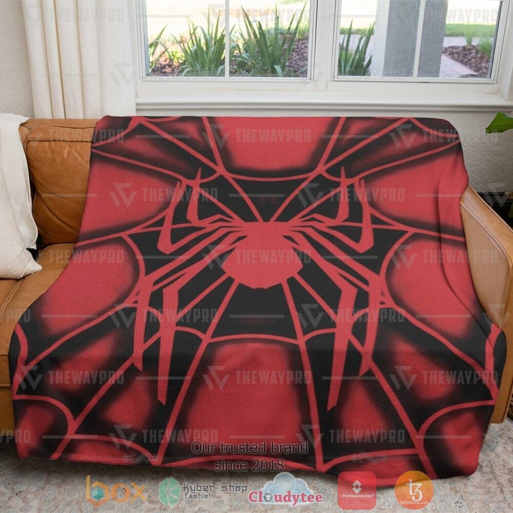 Movie Superhero The Human Spider Custom Soft Blanket