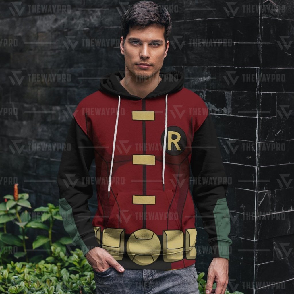NEW Movie Superhero Titans Robin 3D Printed Hoodie 1 Movie Superhero Titans Robin 3D All Over Printed Hoodie