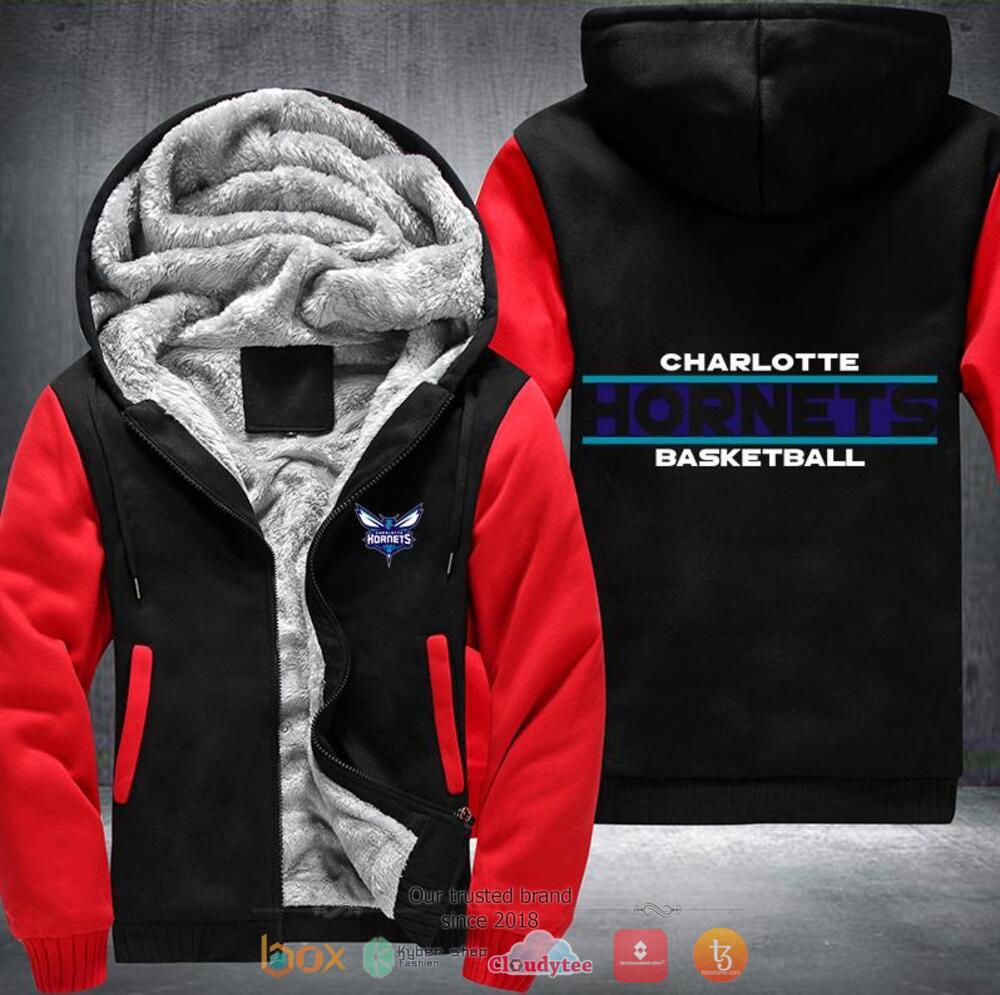 Charlotte Hornets Basketball NBA Fleece hoodie 1 NBA Charlotte Hornets Basketball Fleece hoodie