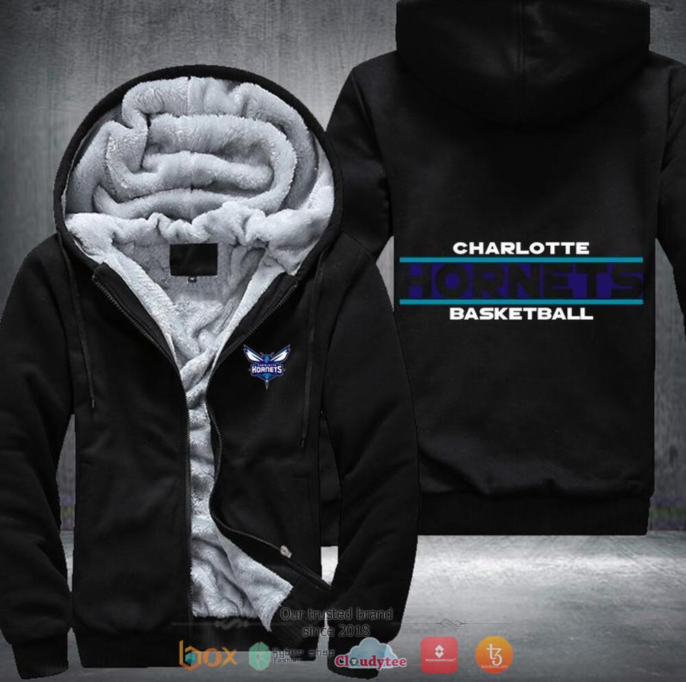 Charlotte Hornets Basketball NBA Fleece hoodie 2 NBA Charlotte Hornets Basketball Fleece hoodie 1