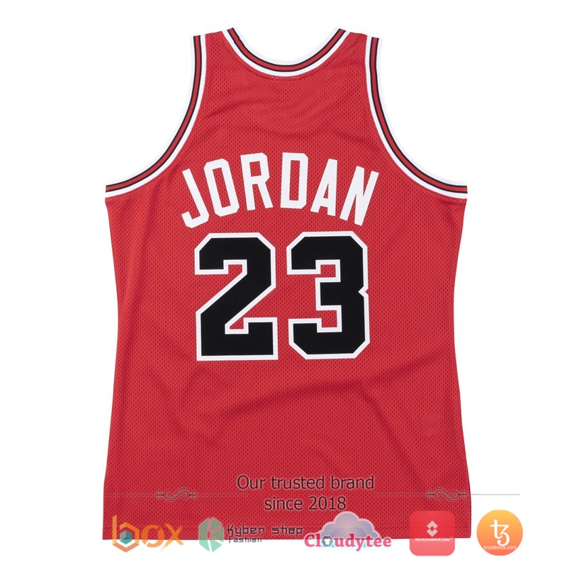 NBA Chicago Bulls 1987-88 Michael Jordan Basketball Jersey 2 NBA Chicago Bulls 1987 88 Michael Jordan Baseketball Jersey 1