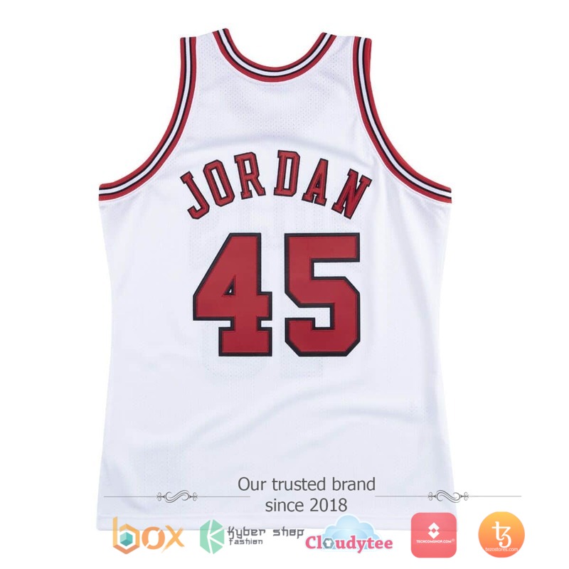 NBA Chicago Bulls 1994-95 Michael Jordan 45 Basketball Jersey 2 NBA Chicago Bulls 1994 95 Michael Jordan 45 Baseketball Jersey 1