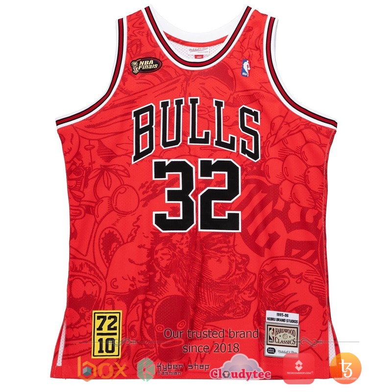 NBA Chicago Bulls 1995 96 Baseketball Jersey
