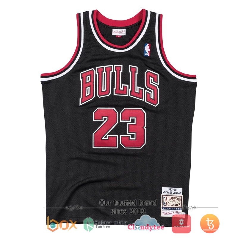 NBA Chicago Bulls Alternate 1997 98 Michael Jordan Baseketball Jersey