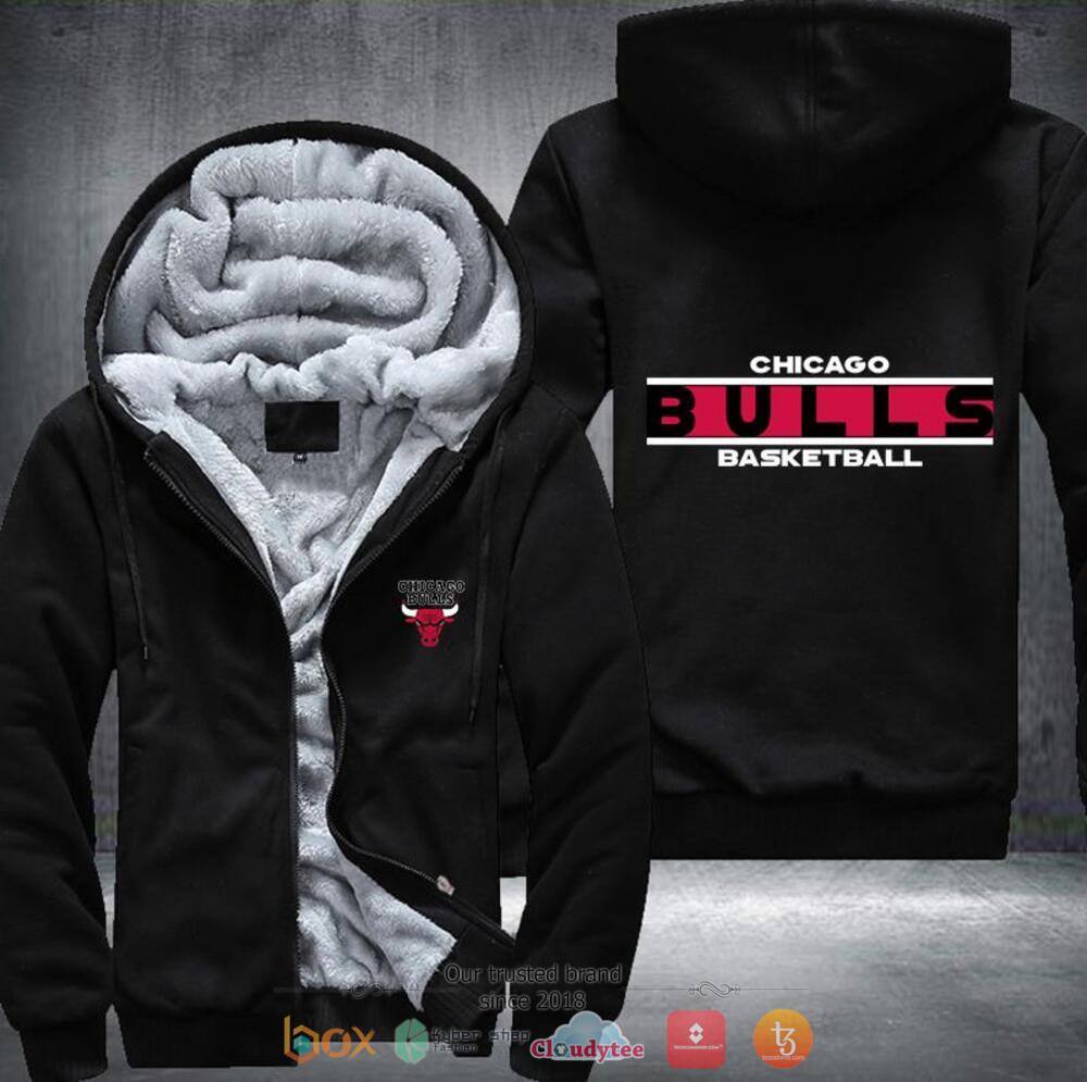 Chicago Bulls Basketball NBA Fleece hoodie 2 NBA Chicago Bulls Basketball Fleece hoodie 1