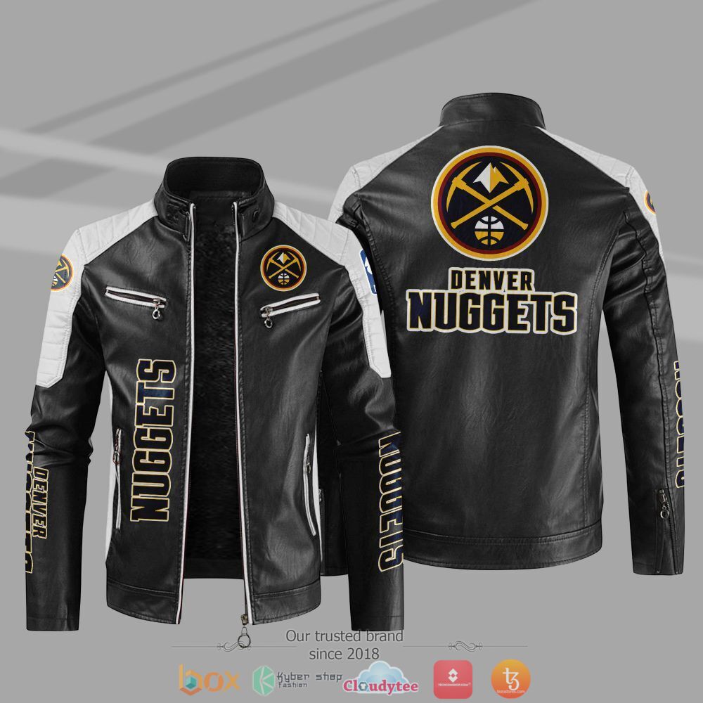 NBA Denver Nuggets Block leather jacket