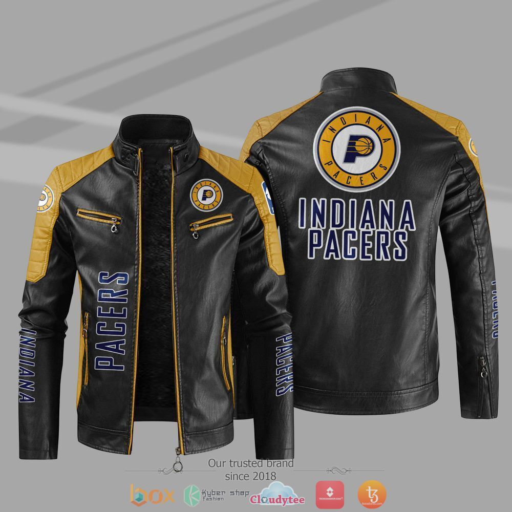 NBA Indiana Pacers Block leather jacket 1