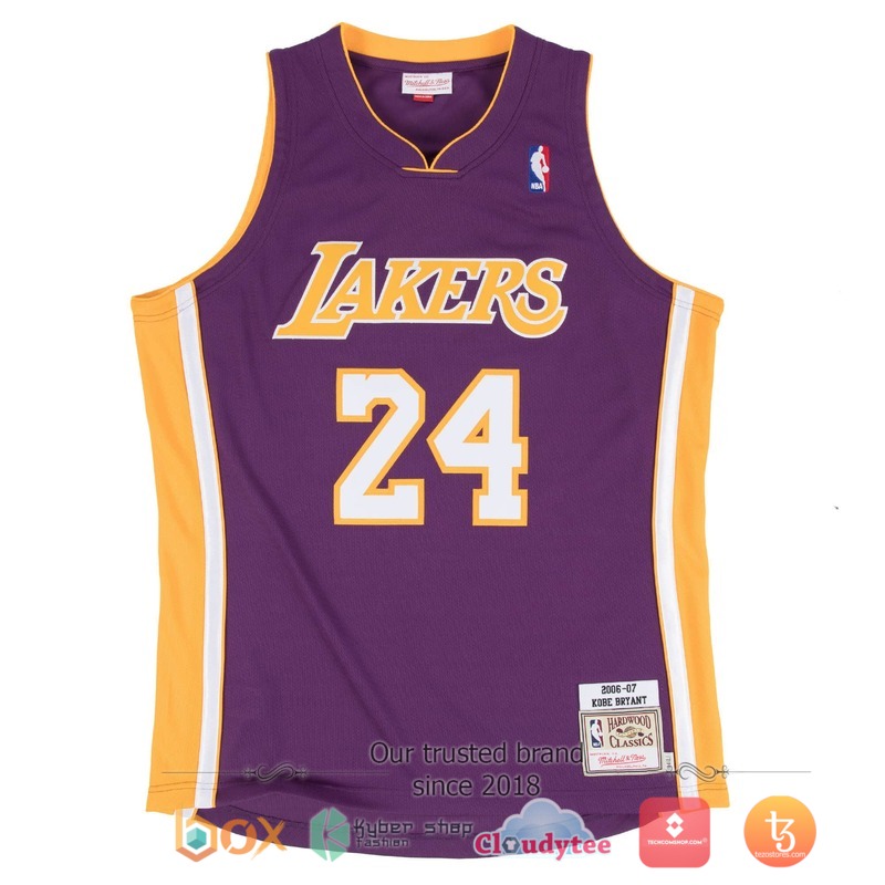 NBA Kobe Bryant Authentic Jersey 2006 07 Los Angeles Lakers Baseketball Jersey