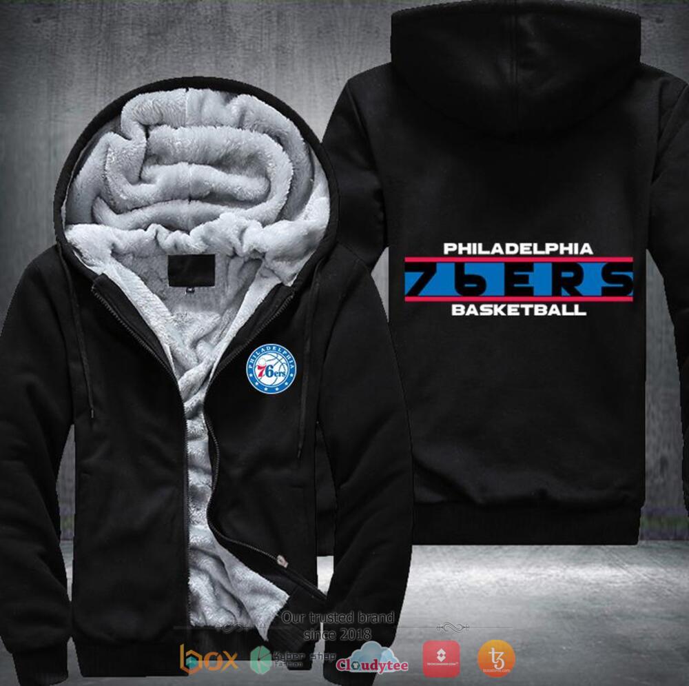 Philadelphia 76ers Basketball NBA Fleece hoodie 2 NBA Philadelphia 76ers Basketball Fleece hoodie 1