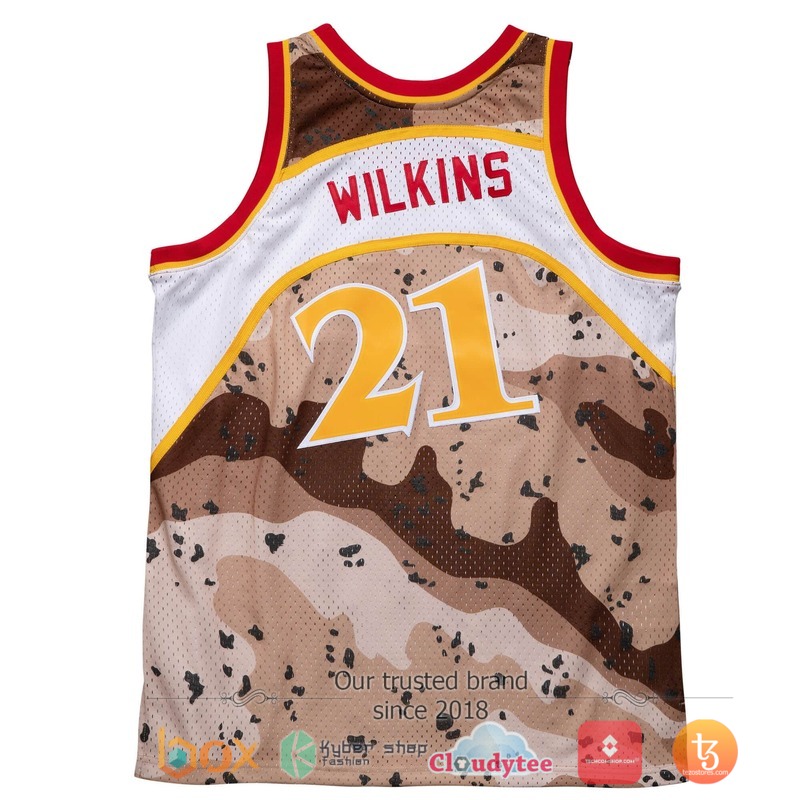 NBA Swingman Jersey Atlanta Hawks 1986 Dominique Wilkins Basketball Jersey 2 NBA Swingman Jersey Atlanta Hawks 1986 Dominique Wilkins Baseketball Jersey 1