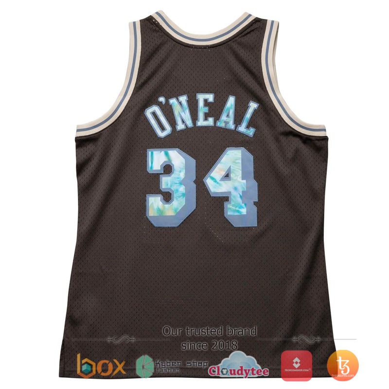 NBA Swingman Shaquille O'Neal Los Angeles Lakers 1996 Basketball Jersey 2 NBA Swingman Shaquille ONeal Los Angeles Lakers 1996 Baseketball Jersey 1