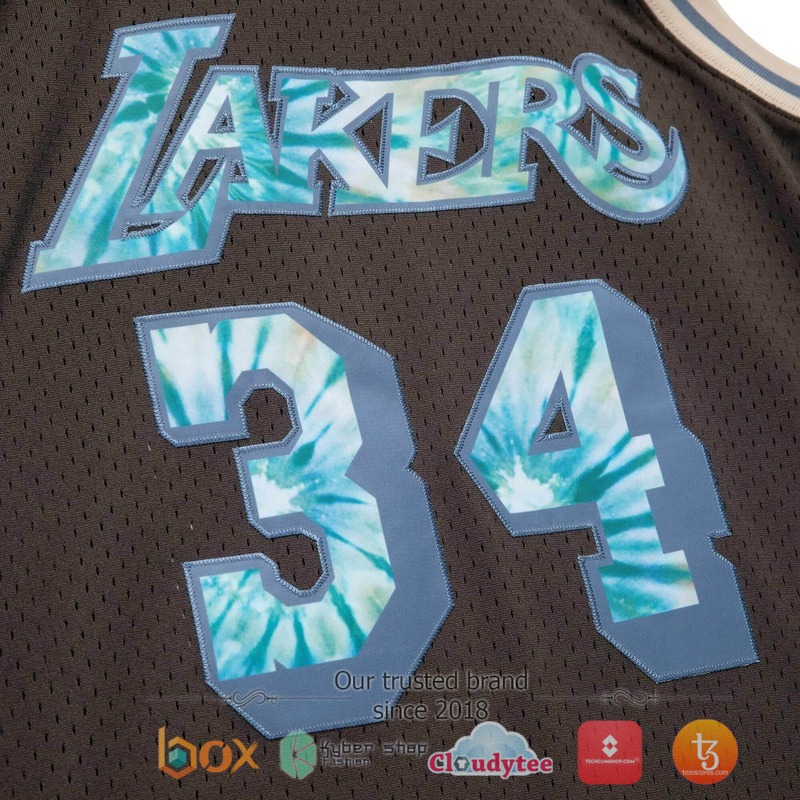 NBA Swingman Shaquille O'Neal Los Angeles Lakers 1996 Basketball Jersey 3 NBA Swingman Shaquille ONeal Los Angeles Lakers 1996 Baseketball Jersey 1 2