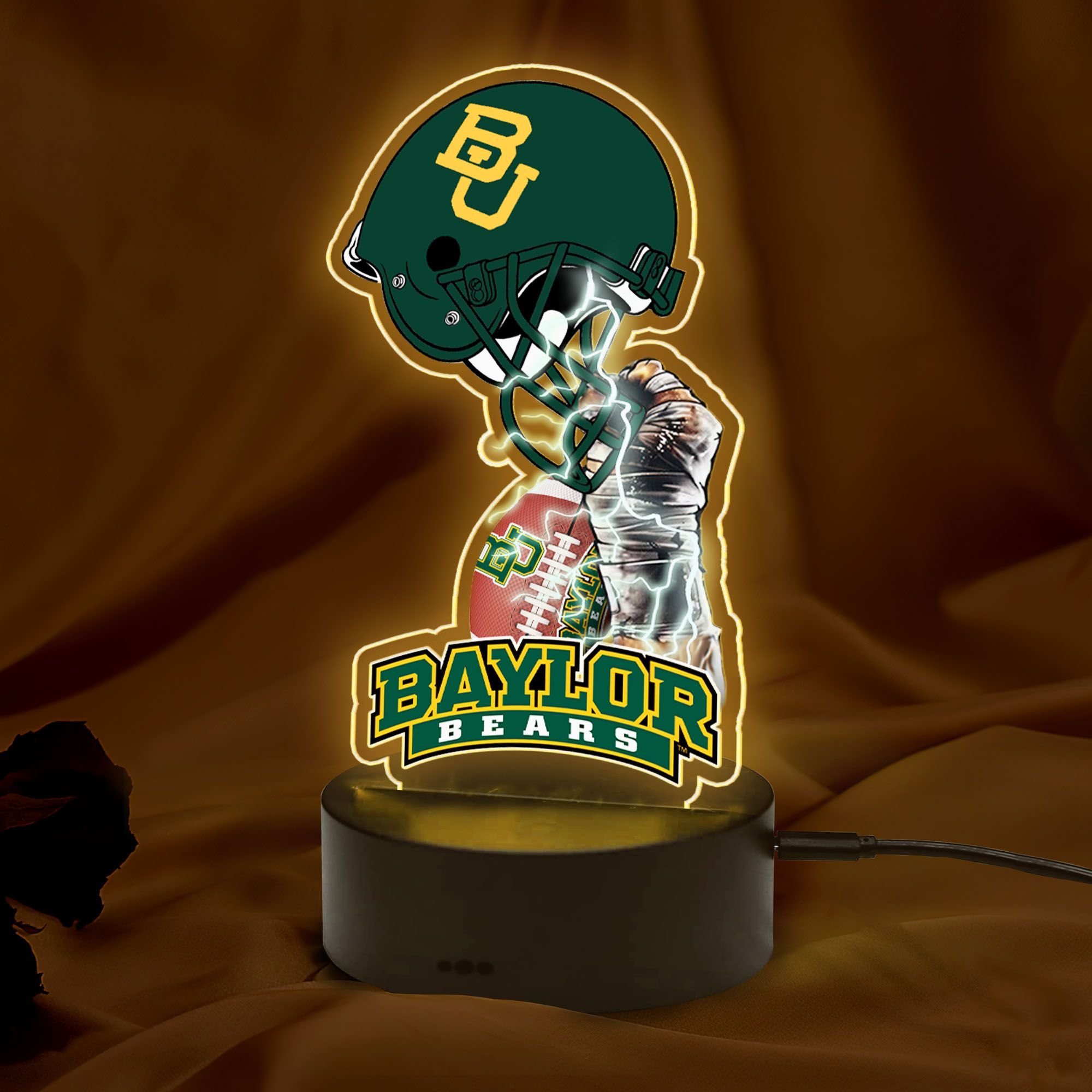 NCAA Baylor Bears Led Lamp 1