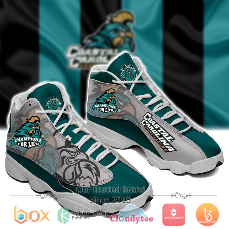 NCAA Coastal Carolina Chanticleers Air Jordan 13 Sneakers Shoes 4 NCAA Coastal Carolina Chanticleers Air Jordan 13 Sneakers Shoes