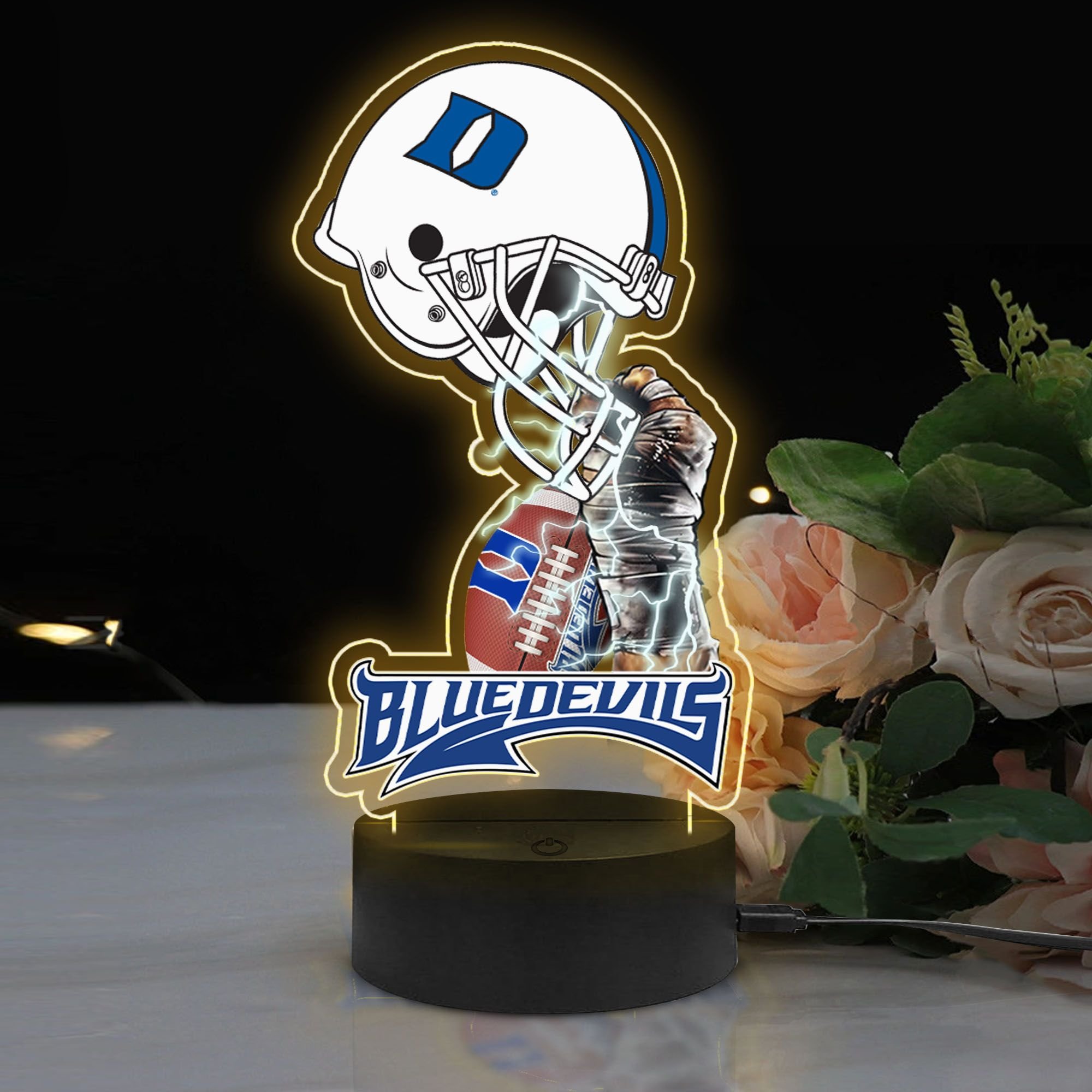 NCAA Duke Blue Devils Led Lamp 3 NCAA Duke Blue Devils Led Lamp 1 2