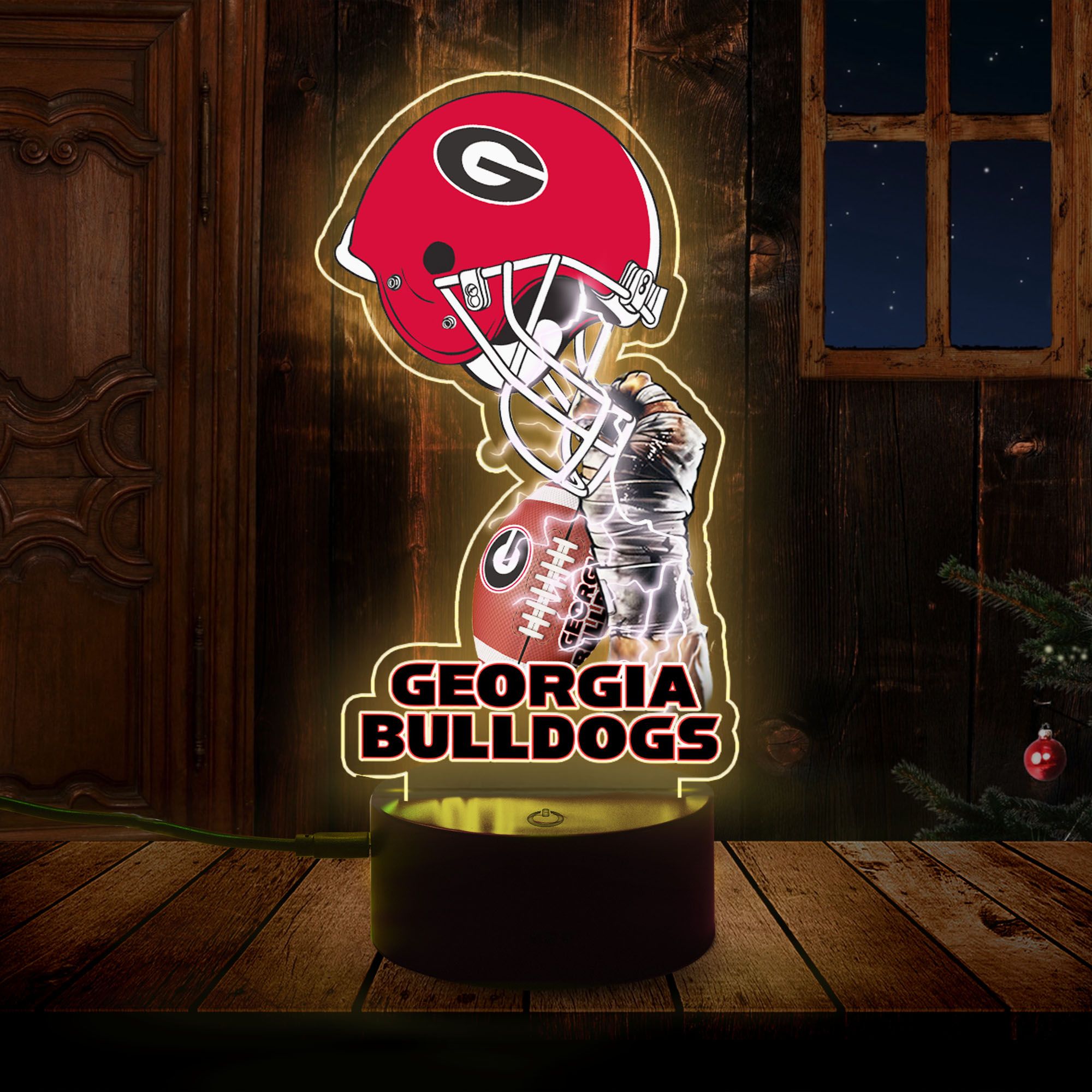 NCAA Georgia Bulldogs Led Lamp