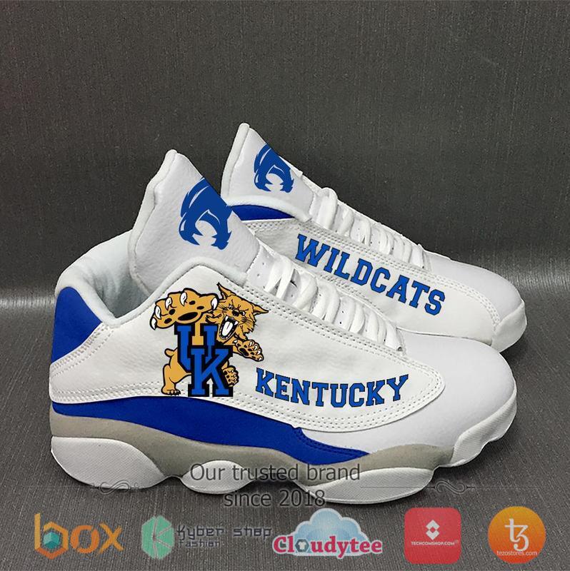 NCAA Kentucky Wildcats Air Jordan 13 Sneakers Shoes 2 NCAA Kentucky Wildcats Air Jordan 13 Sneakers Shoes 1