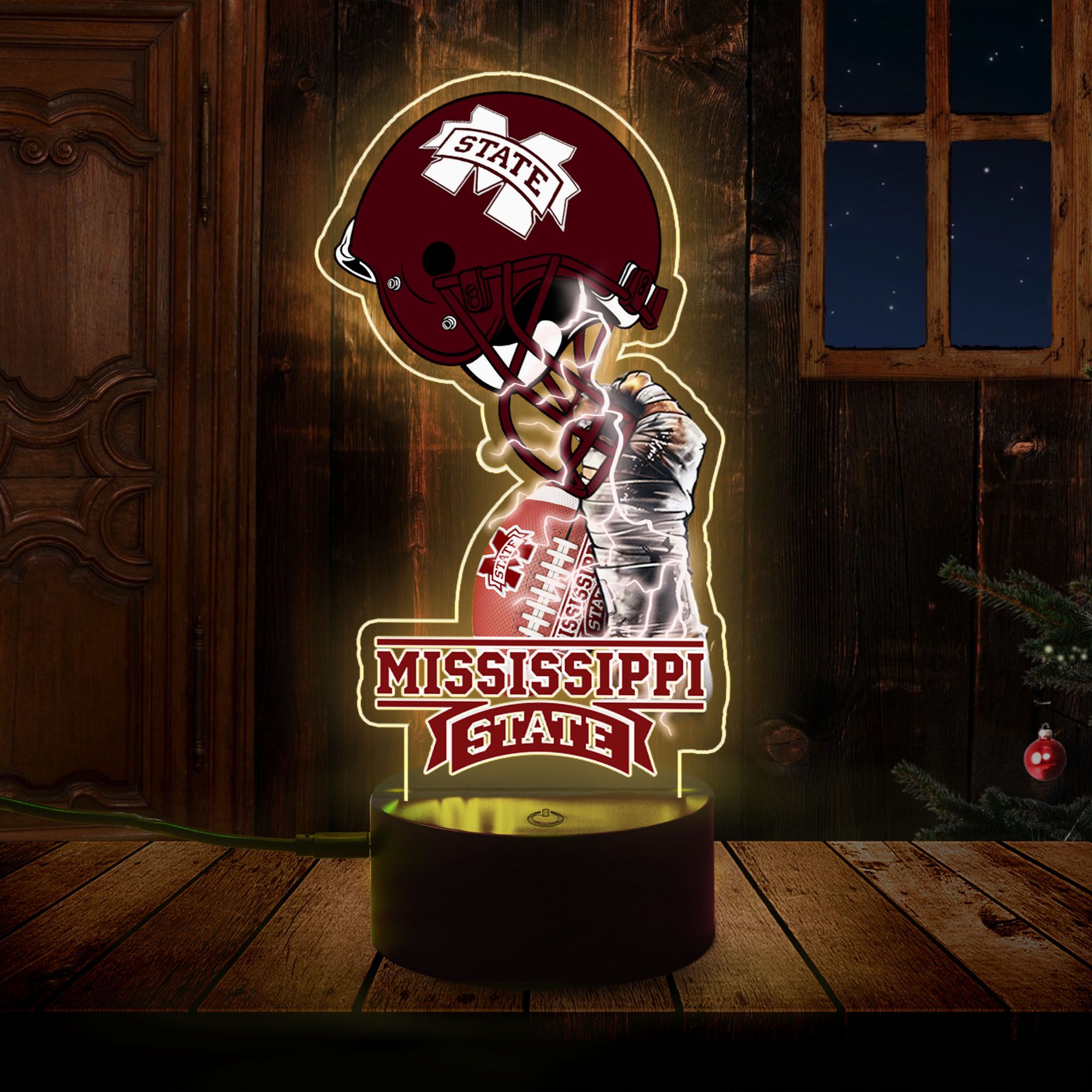 NCAA Mississippi State Bulldogs Led Lamp