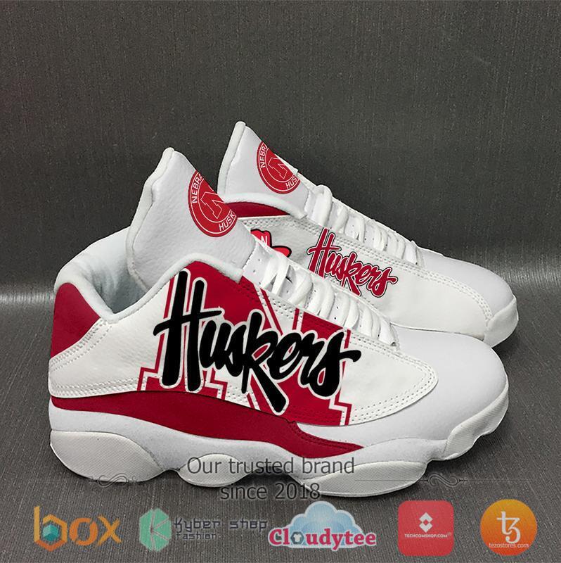 NCAA Nebraska Cornhuskers Air Jordan 13 Sneakers Shoes 1