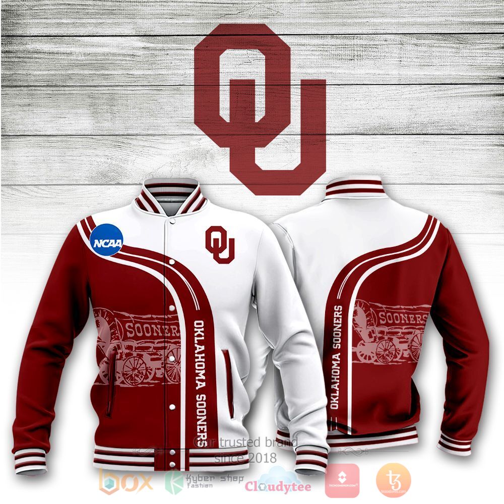 NCAA Oklahoma Sooner Red Basketball Jacket