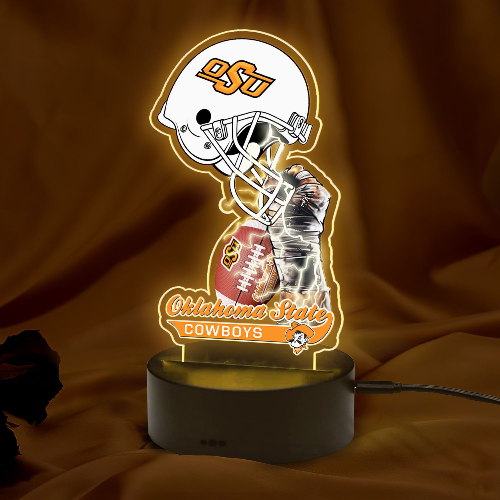 NCAA Oklahoma State Cowboys Led Lamp 1